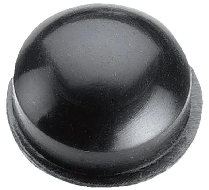 [91812] Gummifod Sort Ø=11,2x5,1mm. 56 stk. (14x4stk.)