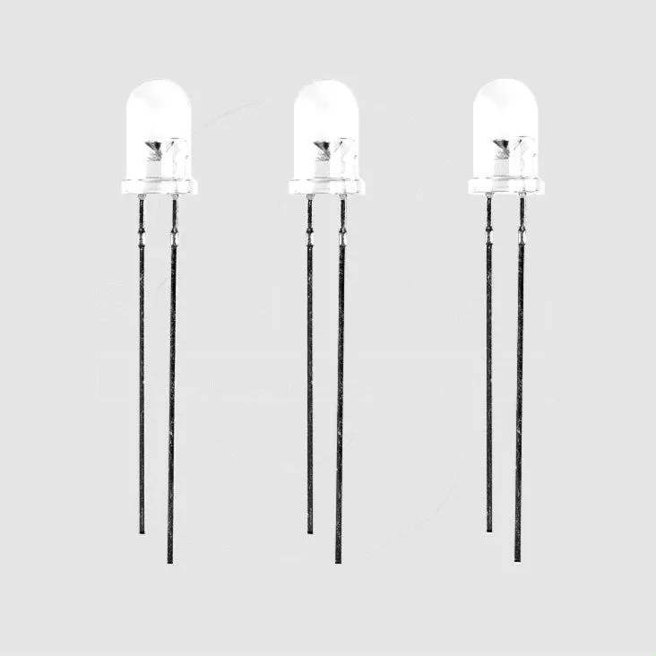 [92245] LED Water-clear Red 1250mcd 30° 3mm