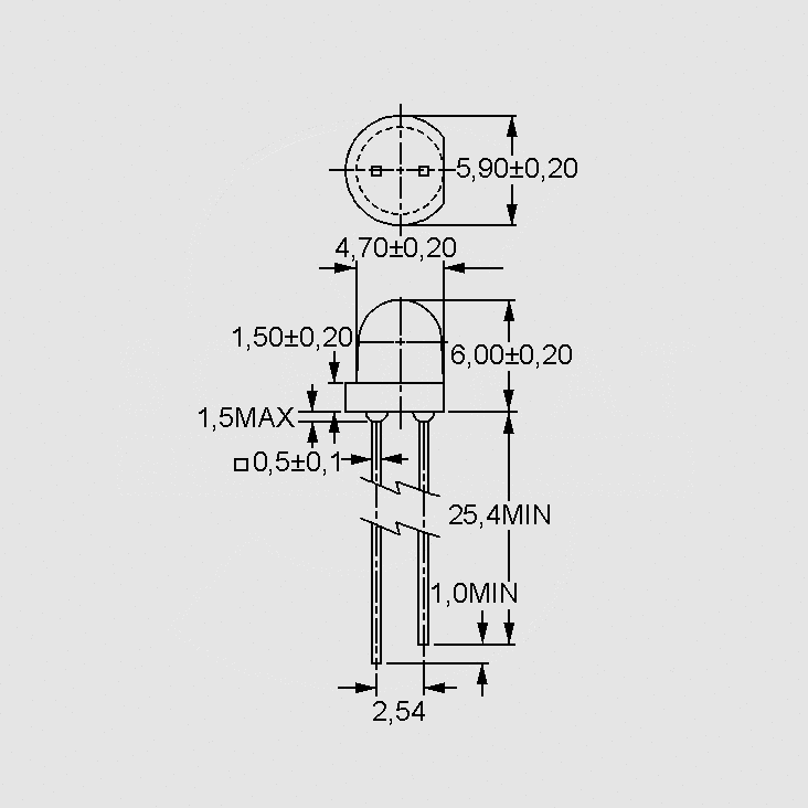 [92372] Phototrans. Darl. Black 3,3mA 5mm