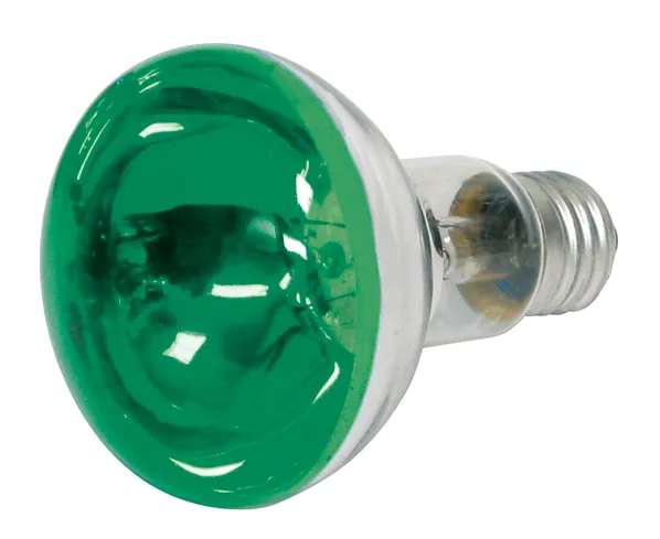 [93440] Reflektorlampe, grøn, R80 60W E27