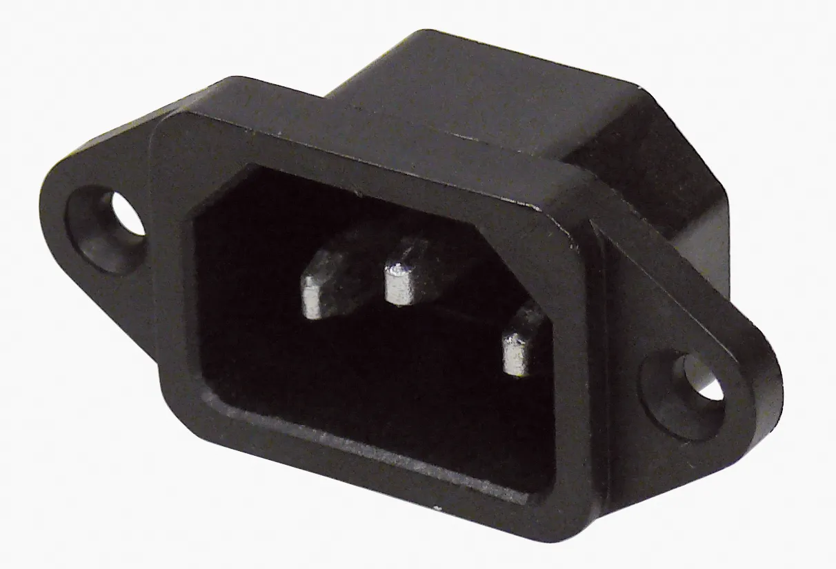 [94561] IEC C14 Power Connector, Spacing=40mm 4,8