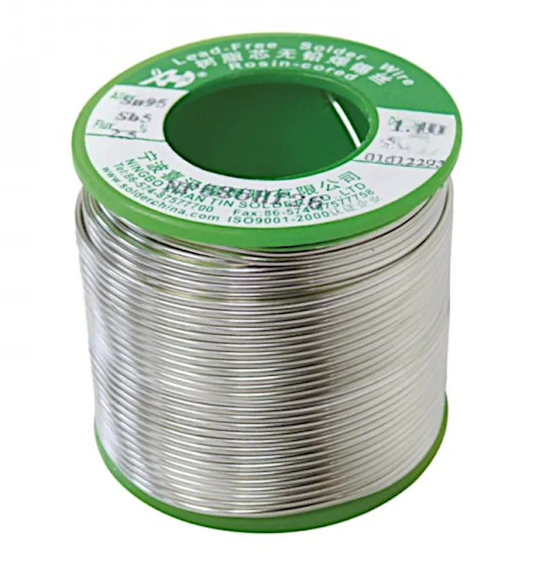 [94617] Sn95Sb5 Ø: 1,0 mm, 250 g. Loddetin, blyfri