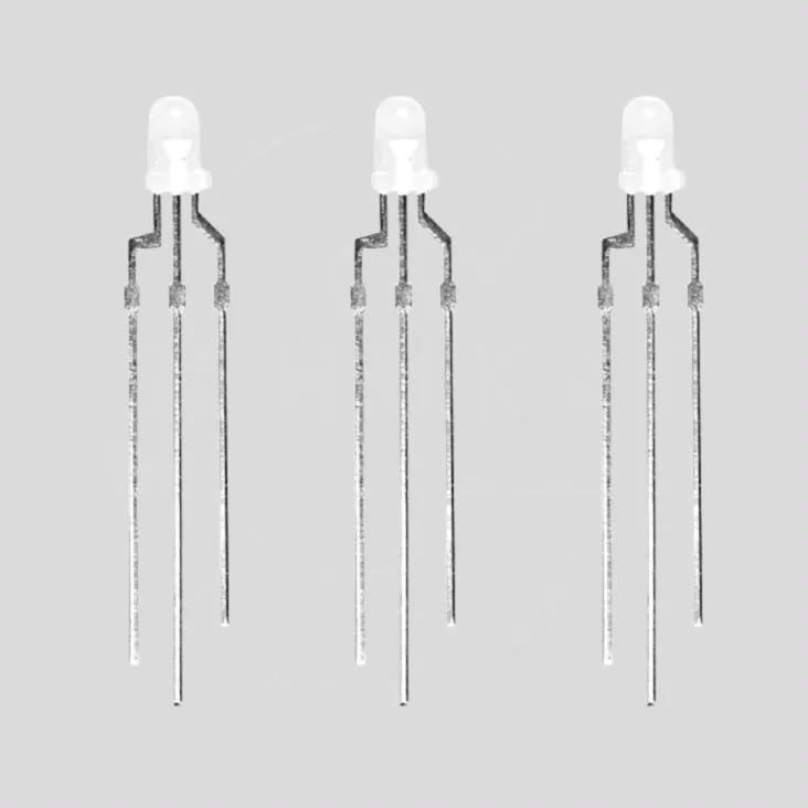 [94642] LED Diffuse Blue/Green 80° 3Pin 3mm