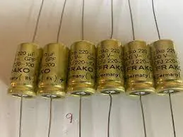 [95253] El-Capacitor 220µF 100V axial