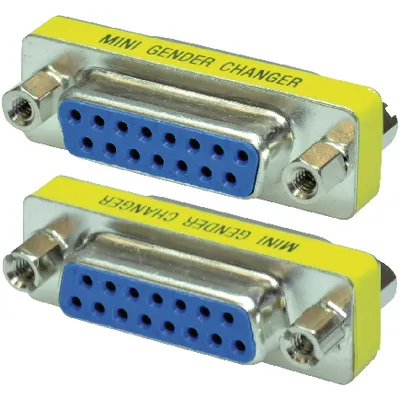 [95377] Mini Gender Changer 15-pin, hun/hun