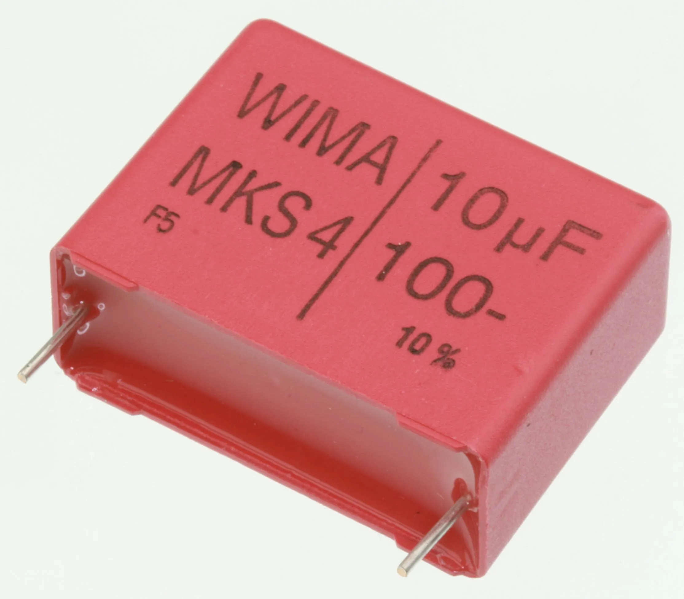 [102703] MKT Capacitor 10uF 100V 10% P27,5