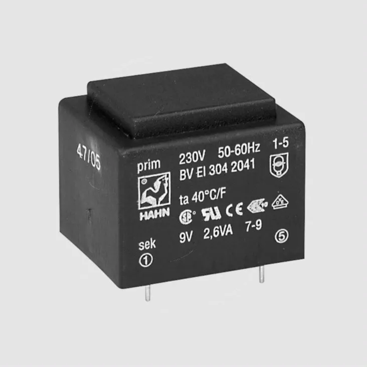 [103191] Transformer 2,6VA 230V 9V 289mA