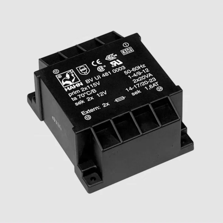 [103275] Transformer 40VA 2x115V 2x12V 2x1666mA
