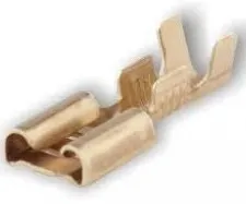 [104022] Kabelsko Spade Hun uisoleret 6,3x0,8 2,5mm2 Til Crimptang
