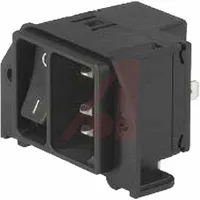 [104357] IEC C14 Plug Switch uden lys i switch
