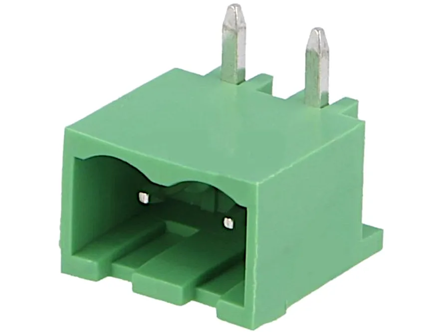 [104451] Terminal Block 320V 2-Pole Green Closed End