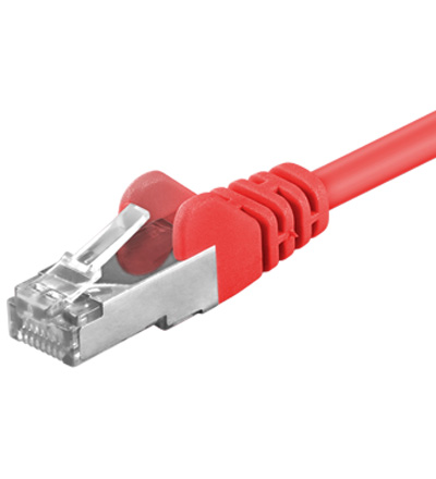 [104540] Patch Cable CAT5E FTP 0,5m Red
