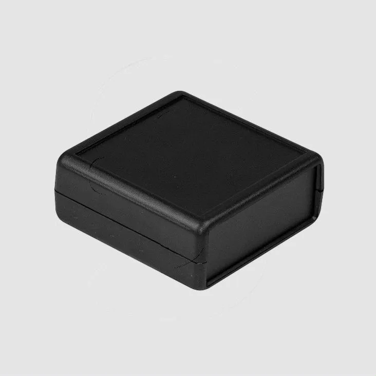 [104719] ABS Enclosure 92x66x21 Black Batt. Comp.