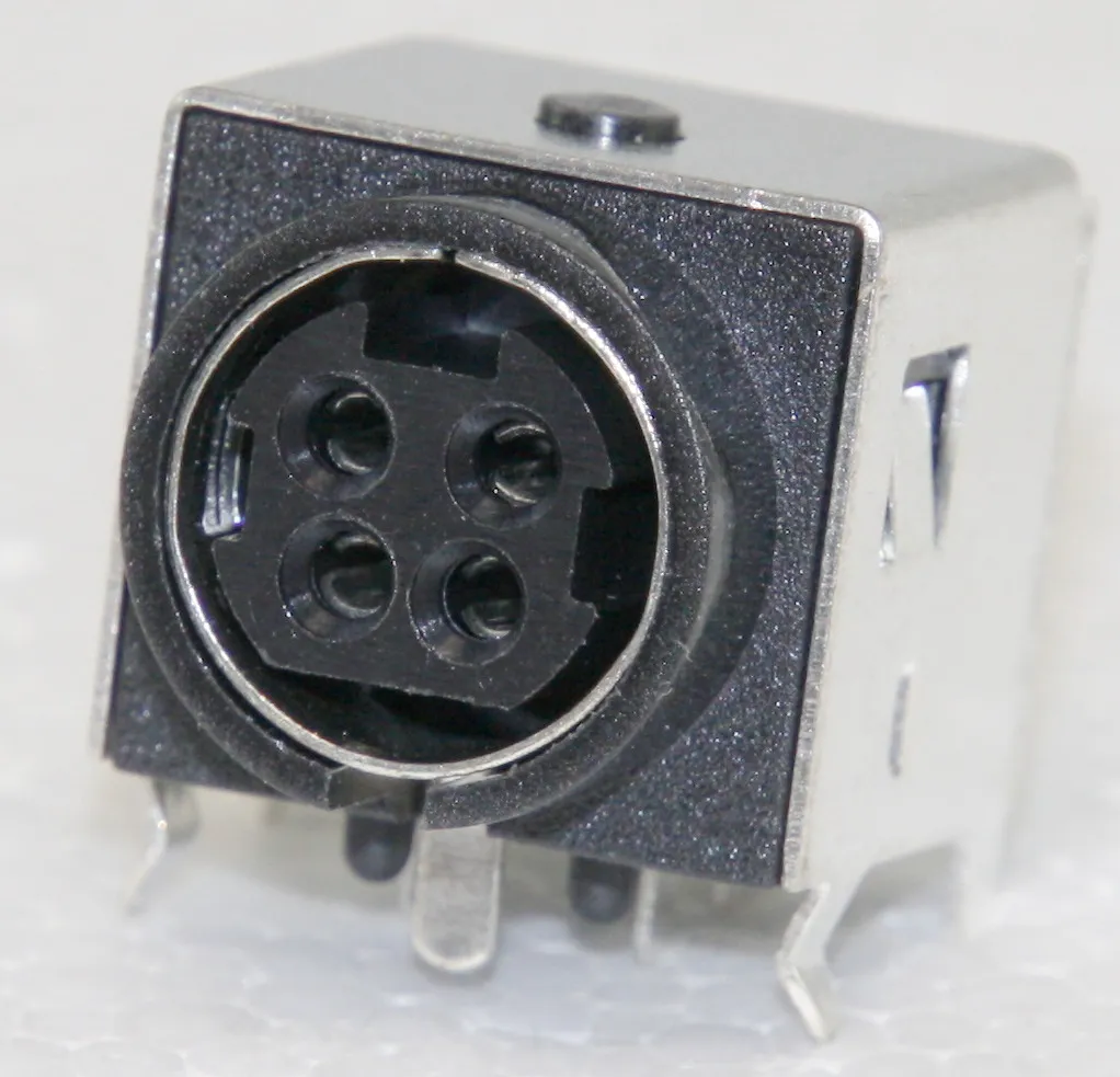 [105773] Mini-DC-Socket 4-Pole Shielded