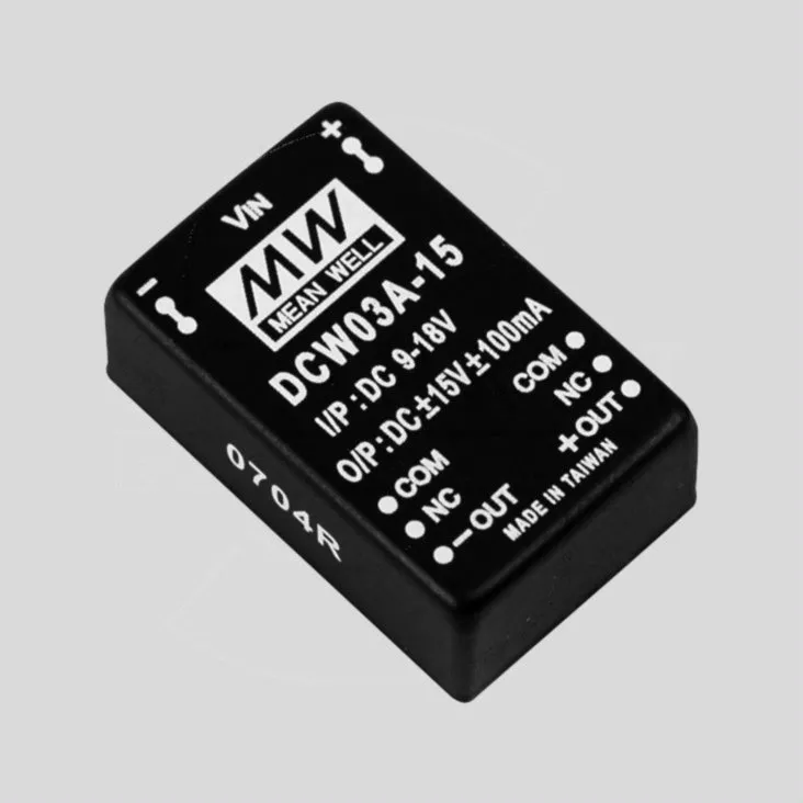 [105830] DC/DC-Conv 9-18V:+/-15V 100mA 3W