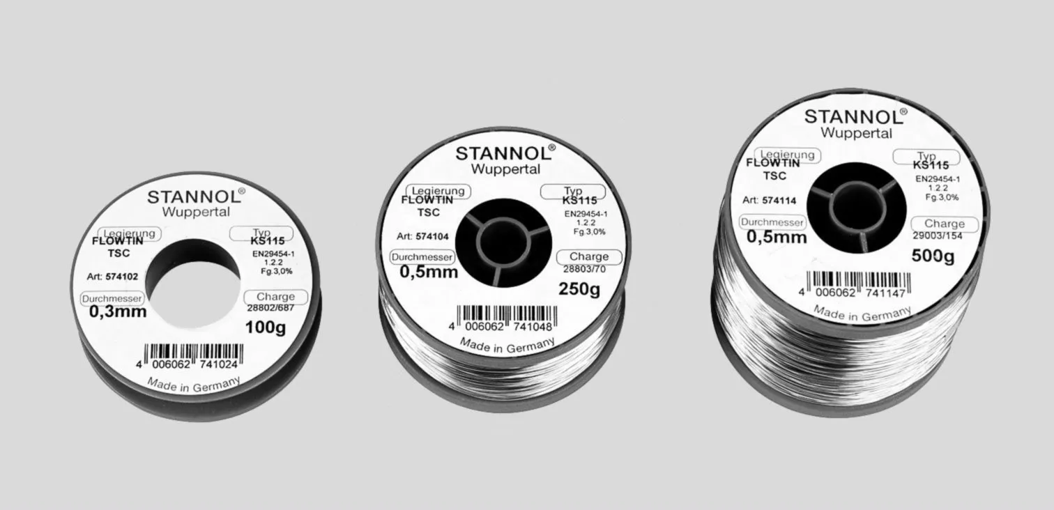 [106381] Sn95Ag4Cu1 Flowtin 3% 1,0mm 100g