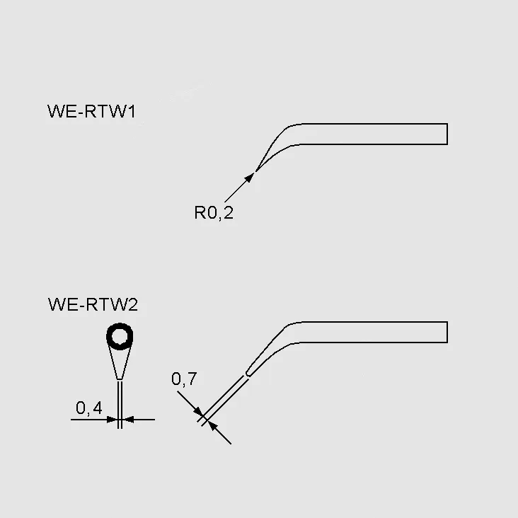 [106532] Soldering Tip Set 0,7mm 45°