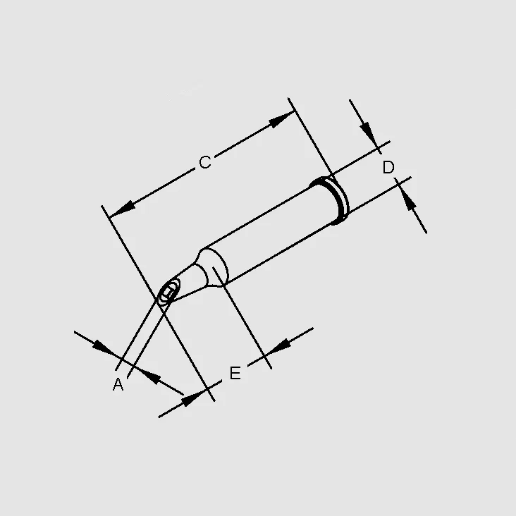 [106549] Loddespids Ersa Mejsel Form 5,0mm