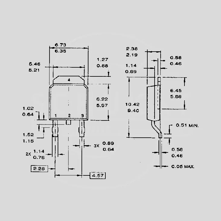 [107385] SMD Triac 4A 800V 10mA TO252