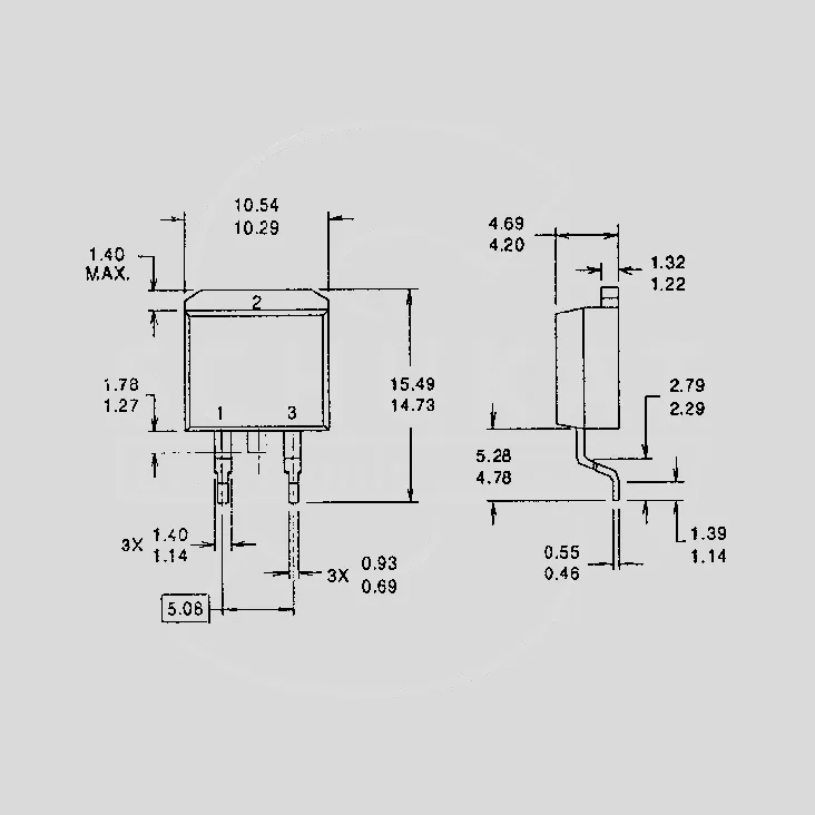 [107386] SMD Triac 4A 800V 10mA D²Pak