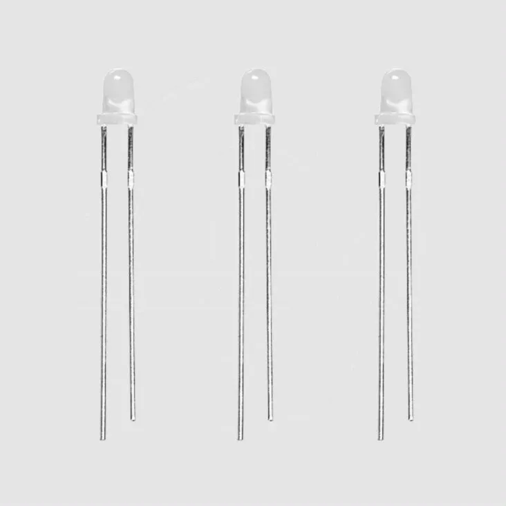 [107395] LED Diffuse Red 80mcd 45° 3mm