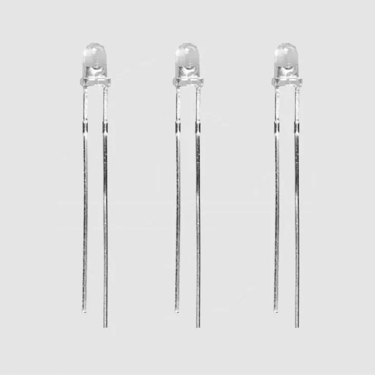 [107402] LED Transp Yellow 200mcd 30° 3mm