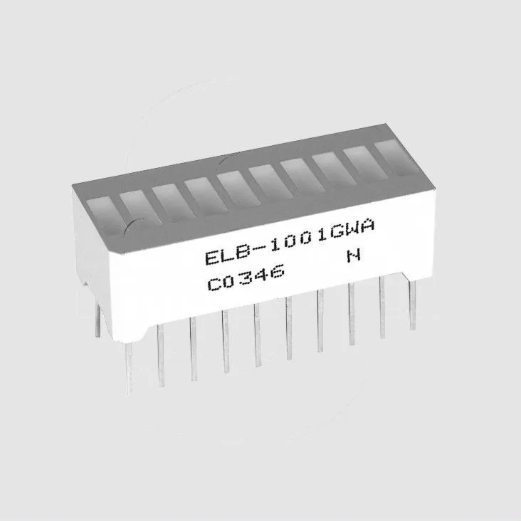 [107576] LED Bargraph Green 4,5mcd DIP20