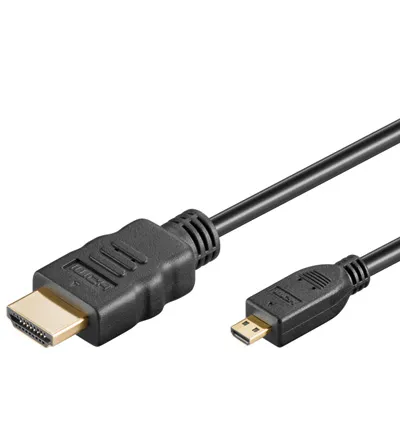 [116651] Micro HDMI til HDMI, 4K/30Hz, 5m