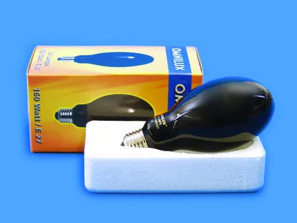 [116669] UV-lampe E27 sortlys 160W
