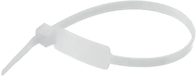 [116780] Kabelbinder med skilt 28x12,7mm, 100 stk.