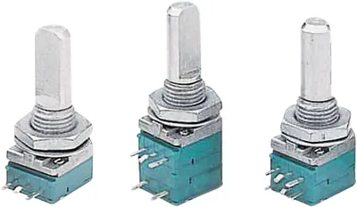 [117654] Potentiometer 6mm. STEREO LOG. 2x20K