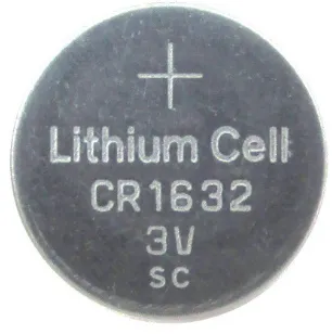 [117704] Lithium knapbatteri 16,0 x 3,2mm. 3V, 140 mAh Bulk