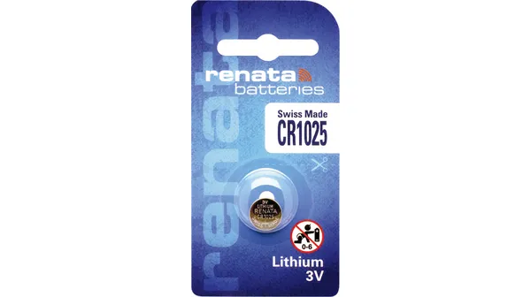 [117705] Lithium knapcellebatteri, 10,0 x 2,5mm. 3V, 30mAh