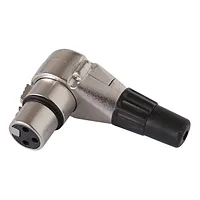 [118391] 3-pol XLR Hun Vinkel Profi (Neutrik-kopi)