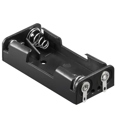 [119264] Batteriholder 2 x AAA loddeøjer