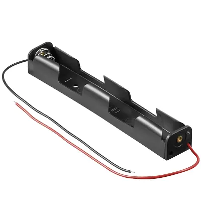[119274] Batteriholder 2 x AA ledning
