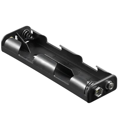 [119276] Batteriholder 4 x AA snaplås