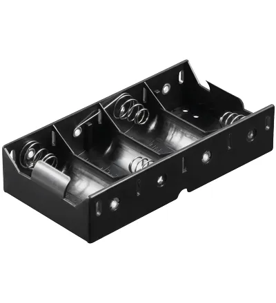 [119285] Batteriholder D (Mono) x4 Loddeøjer