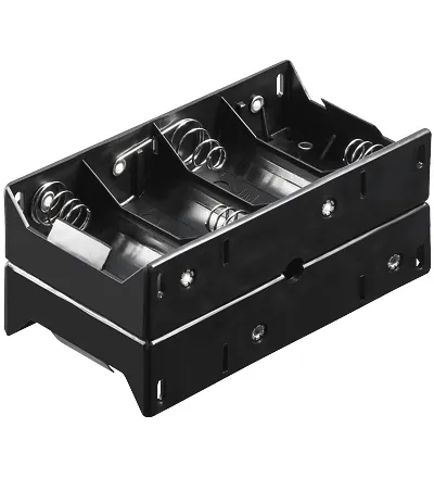 [119287] Batteriholder D x8 (Mono) Loddeøjer