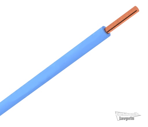 [119533] Wire H07V-U 1,5mm², Solid, (Hård), blå