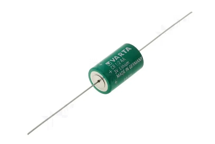 [119661] 1/2AA 14,5x25mm. 3V 950mAh, med trådender