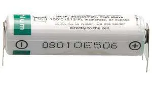 [119664] AA 14,3x50,2mm. 3,6V 2400mAh med printben(LS145003PF)