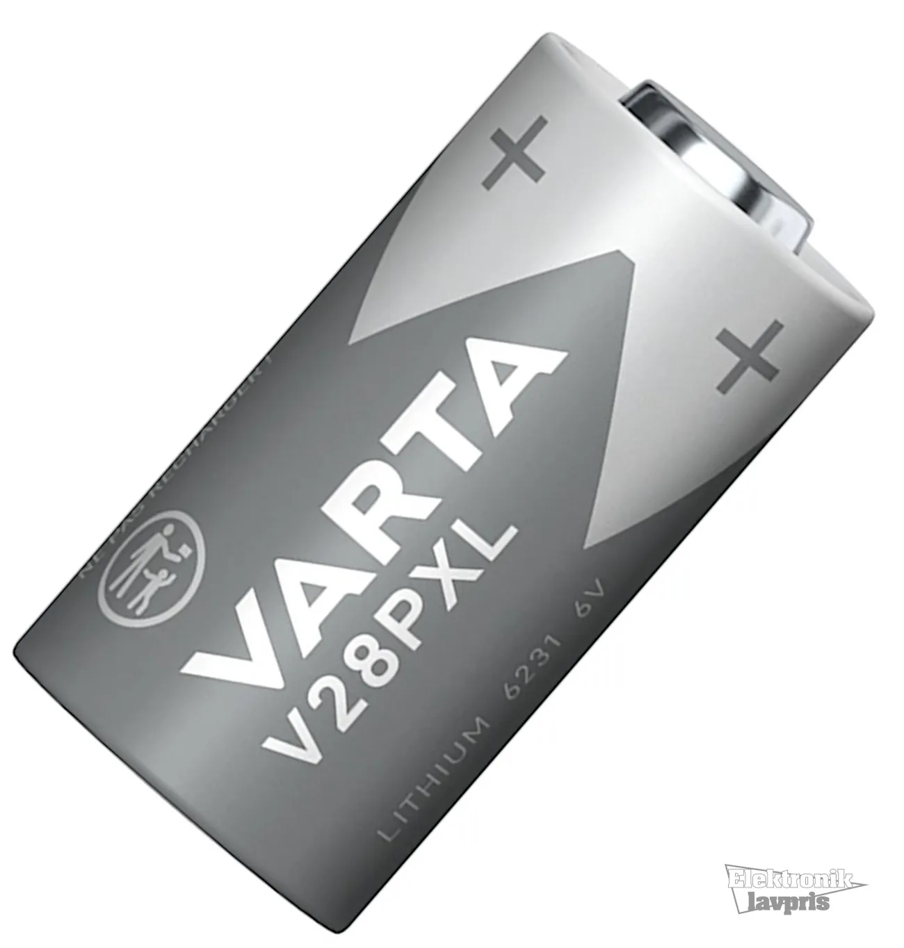 [119678] 6V Varta Lithium Batteri, 170mAh, V28PXL