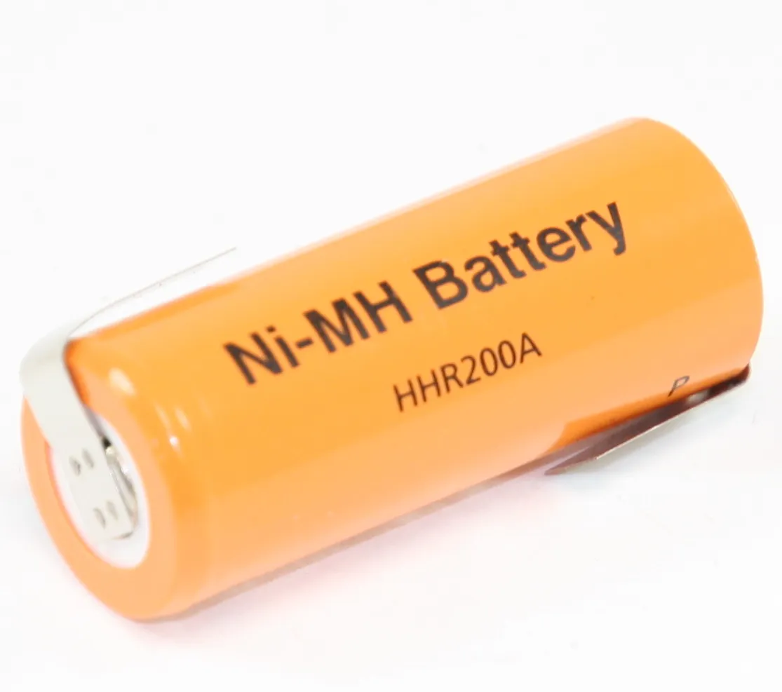 [119684] 4/5A 16,8x42,0mm. 2000mAh. NIMH med loddeflige