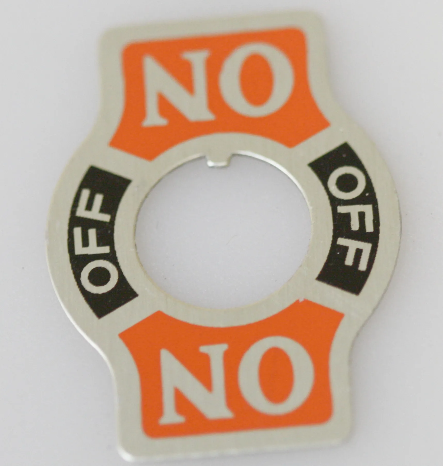 [120033] ON-OFF-ON PLATE FOR 12MM BUSHING