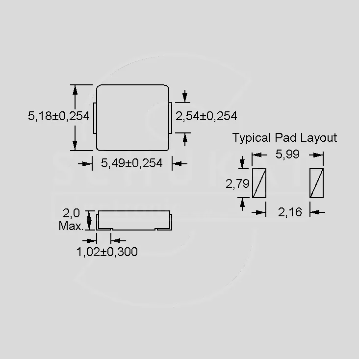 [120198] SMD Inductor IHLP2020BZER 3,3µH