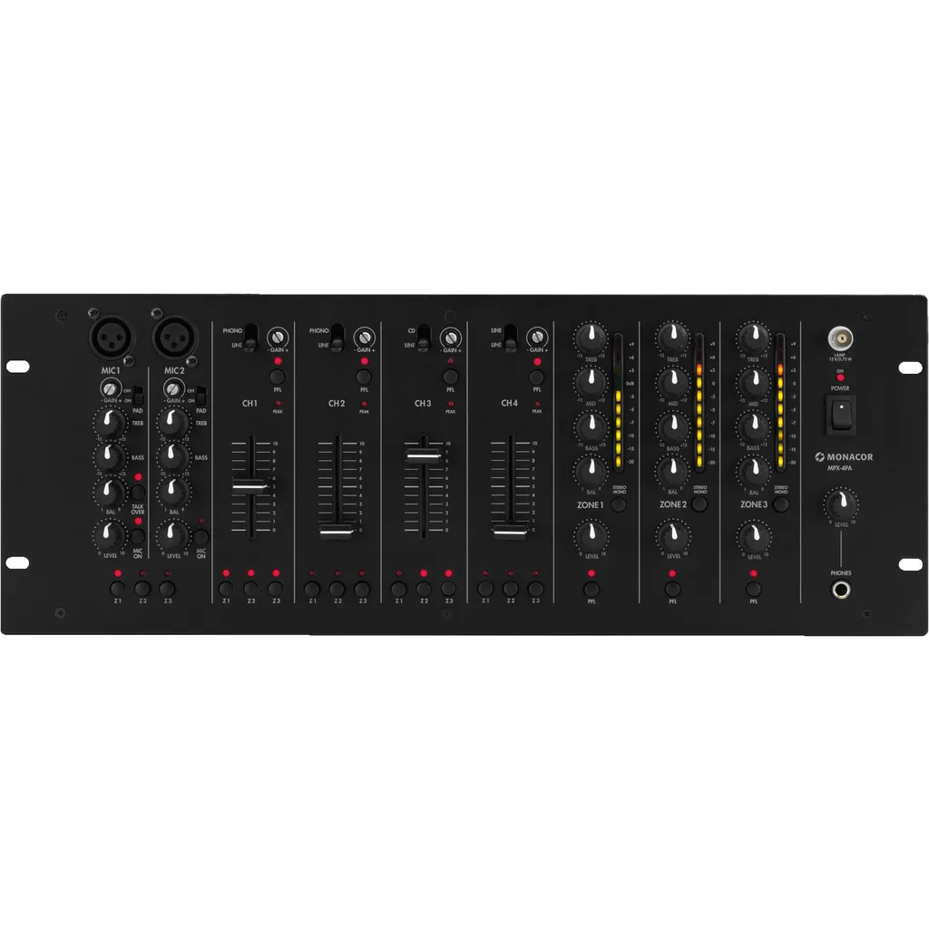 [120212] Mixer 19" 6-kanal 3-zone