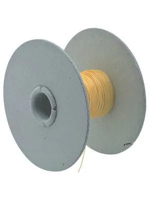 [120844] Wirewrap tråd, 0,05# AWG30 GUL, 1 meter