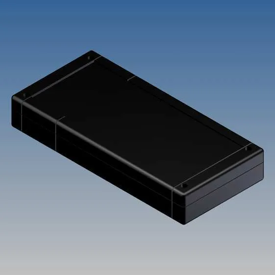 [120889] Skalkabinet ABS 200 x 94 x 31.5 mm, TBL-2 SORT