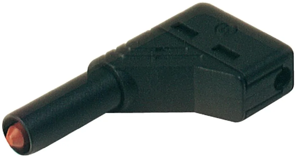 [120937] Sikkerhedsbanan stik 4mm SORT